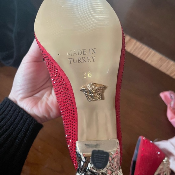 Shoes size 36 ,Versage red - Picture 4 of 4